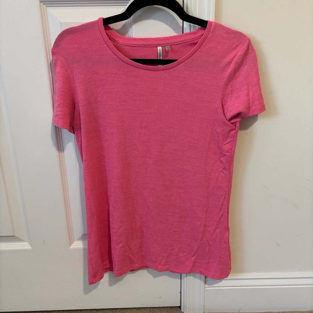 Banana Republic Pink Short Sleeve Crew Neck Tee Size XS